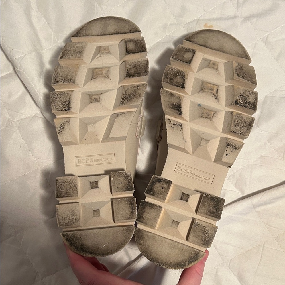 BCBGeneration Cream Chunky Loafers - Picture 4 of 5